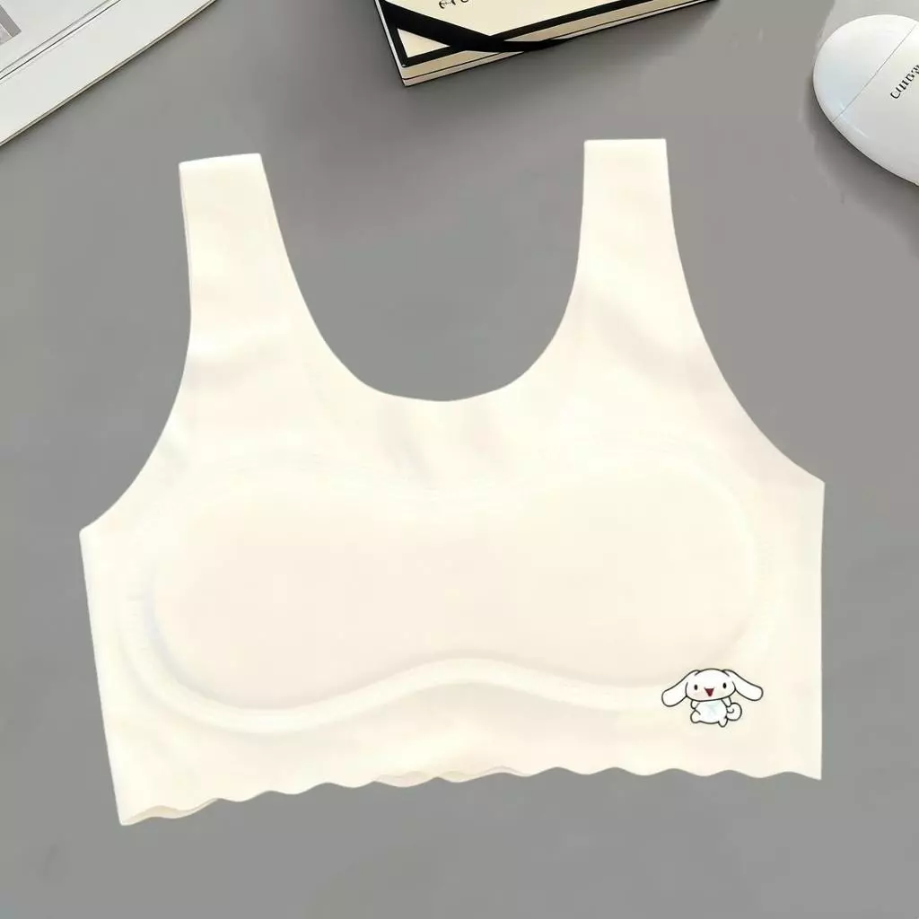 แบรนด์เสื้อชั้นในเด็กผู้หญิง แบบใหม่ เนื้อผ้านุ่ม สวมใส่สบาย เหมาะสำหรับนักเรียน ผ้าแห้งเร็ว ขนาด M XL ยืดหยุ่นดีเยี่ยม