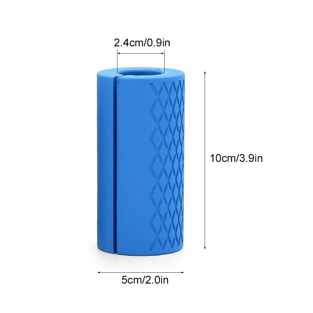 1 PC ยางหนา Barbell Grips Hand Protector Biceps Curl Triceps ออกกำลังกายสำหรับดัมเบลยกน้ำหนัก