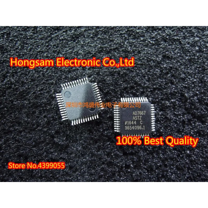 1PCS AD7667ASTZ LQFP48 ของแท้ 100% ใหม่