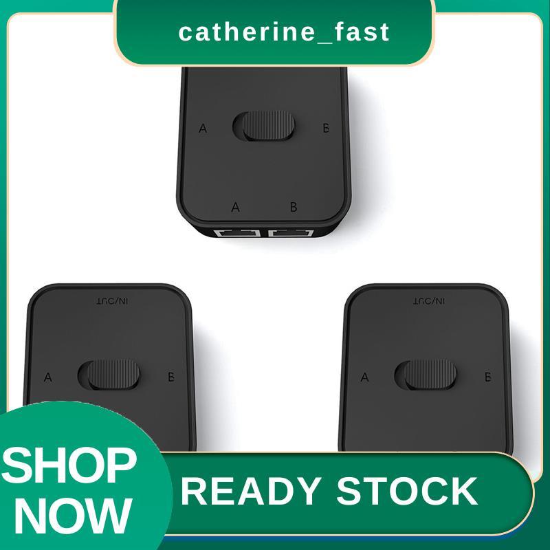 In Stock 3X 2Port RJ45 LAN CAT6 Network Switch 1000Mbps 2 in 1 Out/1 in 2Out เครือข่ายภายนอกภายใน Sw