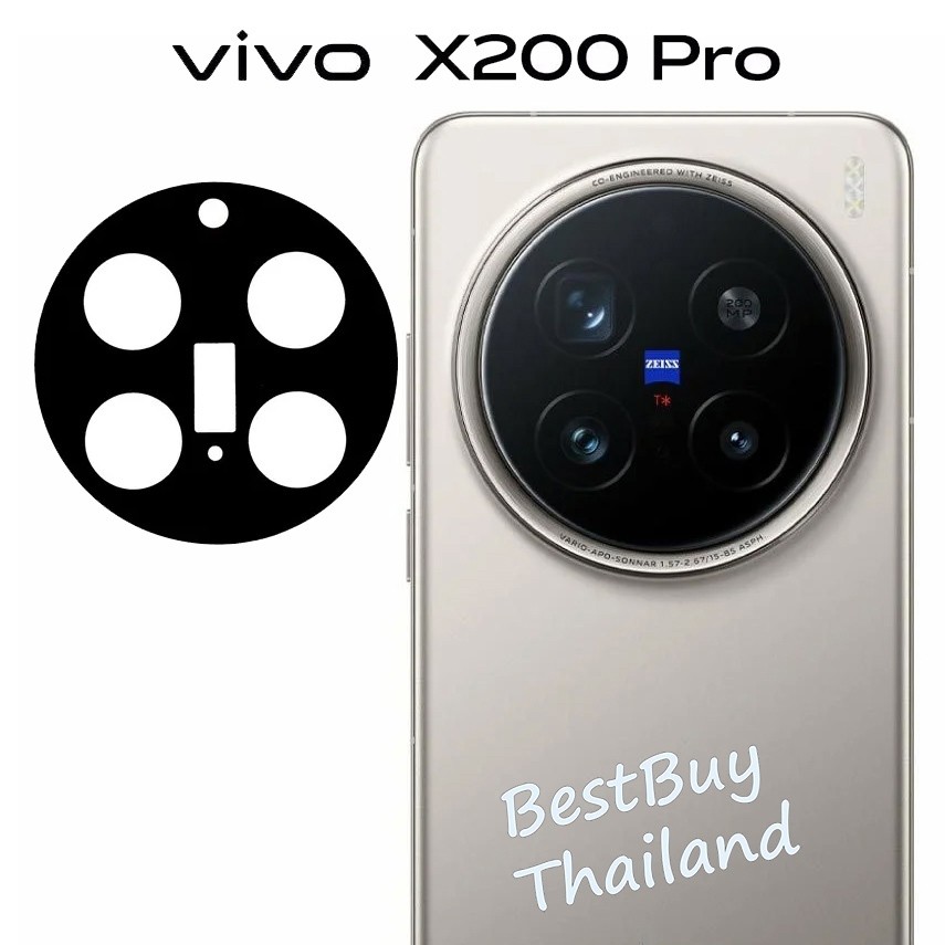 ฟิล์มกล้อง กระจกกันรอยกล้อง Vivo X200 / X200 Pro / X200 Ultra กันรอยเลนส์กล้อง Vivo X200 Pro Camera 