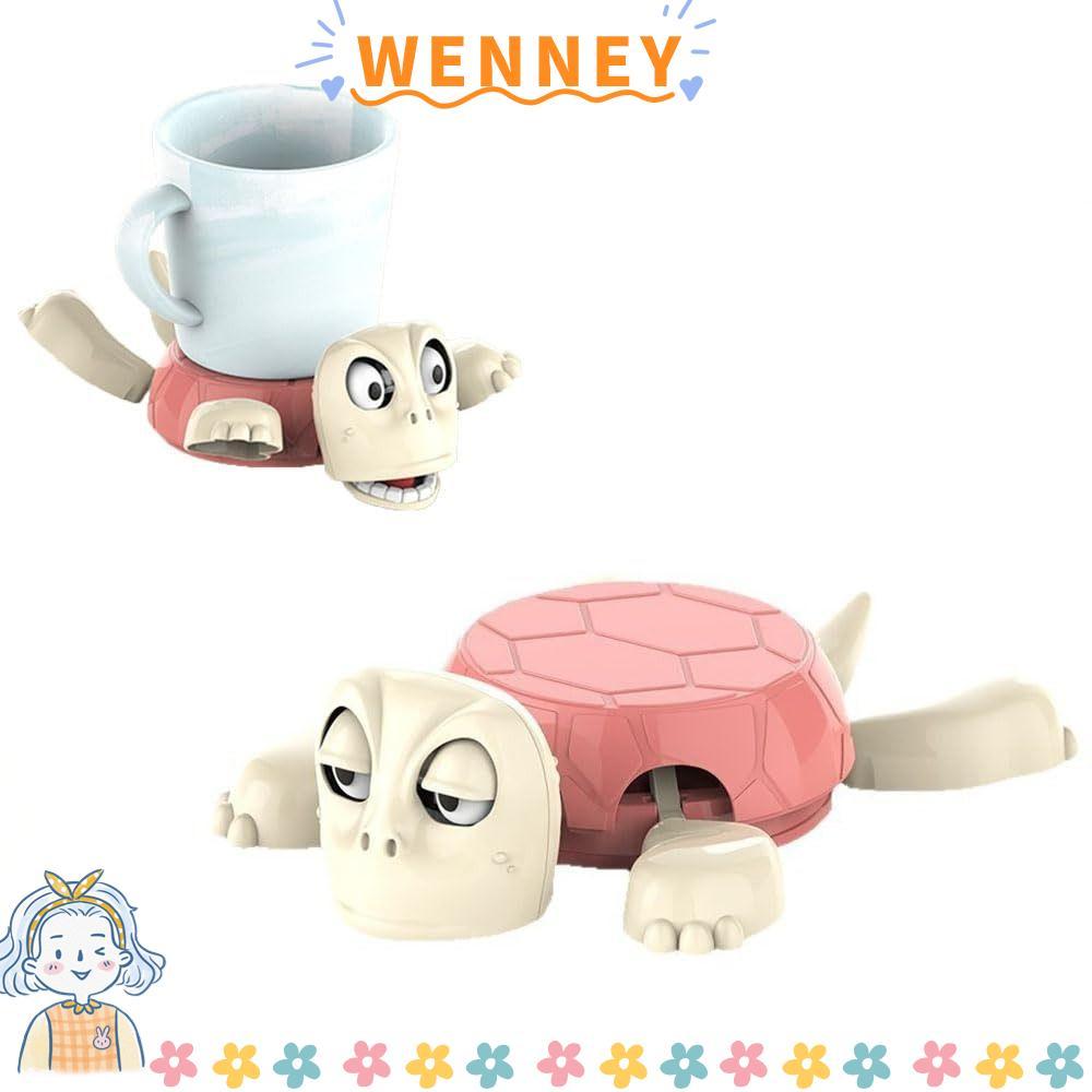 WEY Sea Turtle Coaster, เปิดตาเต่าตลก Coaster, ความคิดสร้างสรรค์กันน้ําพร้อม Limbs ฉนวนกันความร้อนที่วางแก้ว Home
