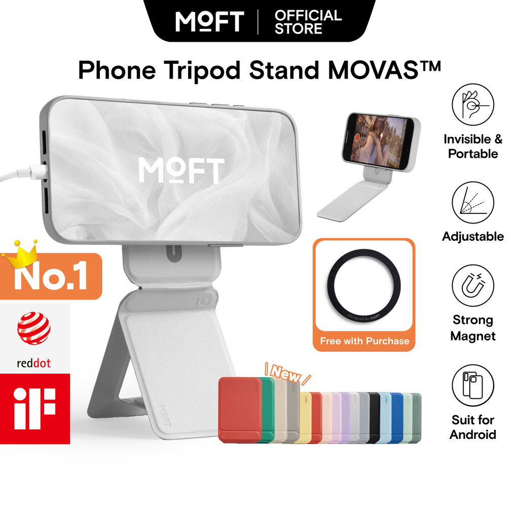 MOFT Snap Phone Tripod Stand MOVAS™ (Magnetic Compatible) ขาตั้ง for iphone แบบแม่เหล็ก ไม้เซลฟี่ gr