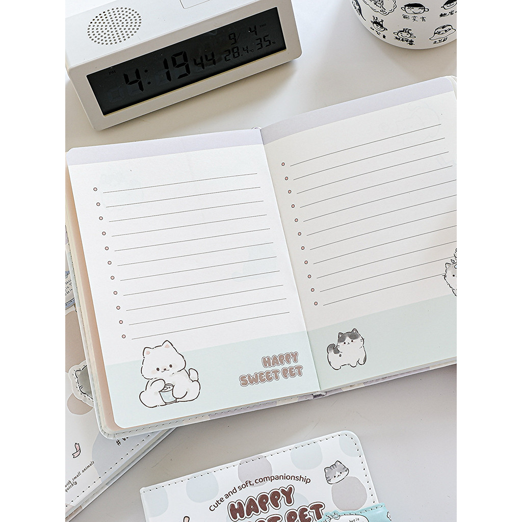 Handbook Diary Dot Notebook Cute Coloring Page Cartoon Handbook ins Style High-value Cute Notebook