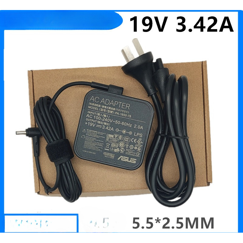อัสซุสจอแสดงผล VG279Q VG279QR MG248QR Power Adapter สายชาร์จคอมพิวเตอร์เดสก์ท็อป 19V3.42A 5.5 * 2.5 