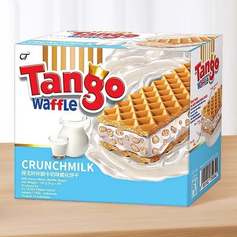สินค้าใหม่พร้อมสต็อก Tango Wafer Tango บิสกิตนําเข้าจากอินโดนีเซีย Casual Sandwich Snacks Tango Wafe