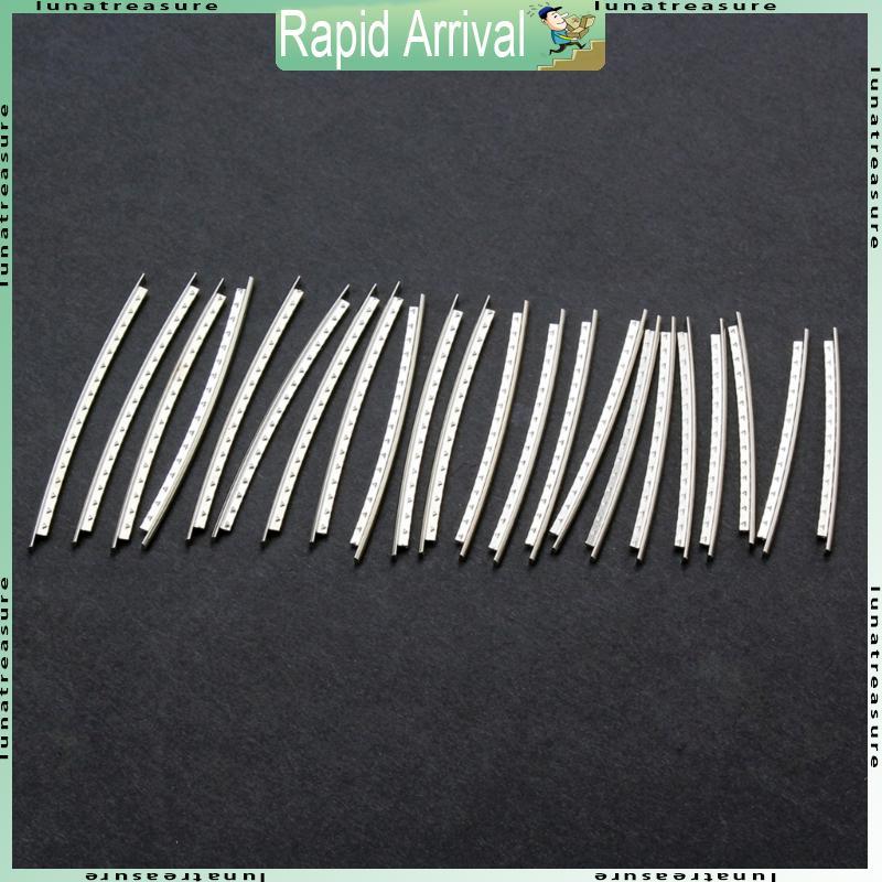 Lun กีตาร์ Fret Wire 24 Fret 2 7 มม.สําหรับกีตาร์ Fingerboard เปลี่ยนแพ็ค 24 ชิ้น