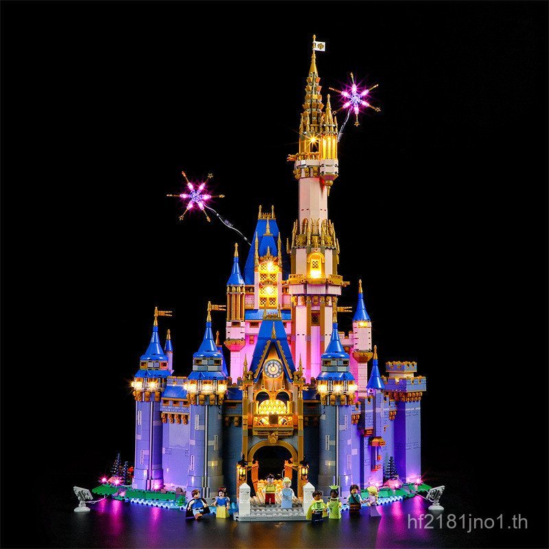 LED Disney 43222IDEAS แสง YEABRICKS ปราสาทเข้ากันได้กับ Lego Creative Building Blocks