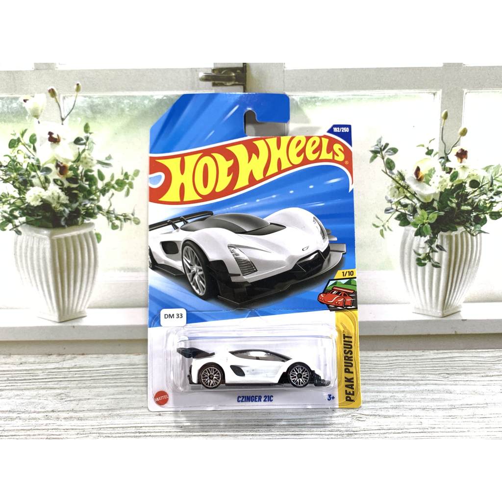 HOT WHEELS CZINGER 21C สีขาว DIECAST HOTWHEELS