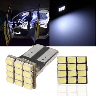 หลอดไฟหรี่ LED T10-1210 12 ชิป ไฟแผนที่ ไฟหรี่ 12SMD มีสีให้เลือก 6 สีไฟส่องป้ายสว่างมาก 12V CAR
