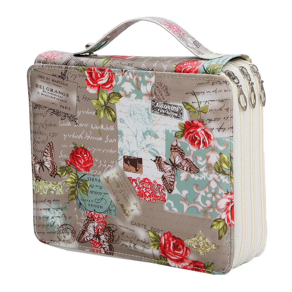 อินเทรนด์ 72/120/168/200 ช่องโรงเรียนดินสอ Cae สําหรับสาวเครื่องเขียนกล่องขนาดใหญ่ความจุ Pencilcase 