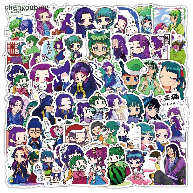[chenyoubing] 53 ชิ้น Maomao Apothecary Diaries สติกเกอร์ Jinshi อะนิเมะ Decals ของเล่นเด็กสเก็ตบอร์