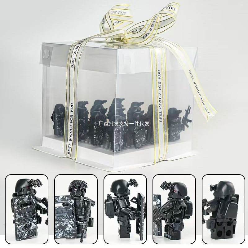 [] Military Watch Tower เข้ากันได้กับ Lego หล่อราคาถูก SWAT Domineering Building Block Minifigure As