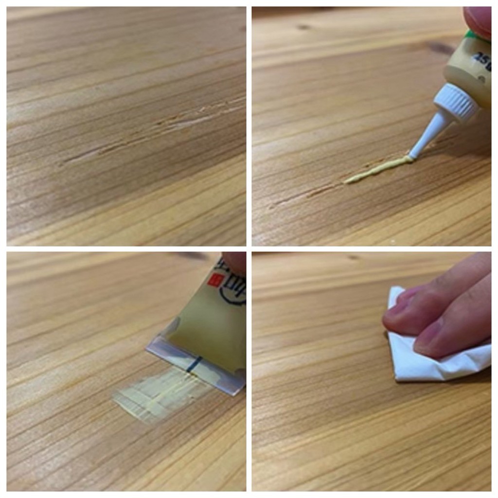 📍 สีซ่อมไม้ สี ซ่อม เฟอนิเจอร์ สีโป้ว เพ้นท์ งานไม้ ซ่อมรอยขีดข่วน อุดรอยแตก รุ่นอัพเกรด เนื้อเนียน ทนทาน 📍 - รูปที่ 4