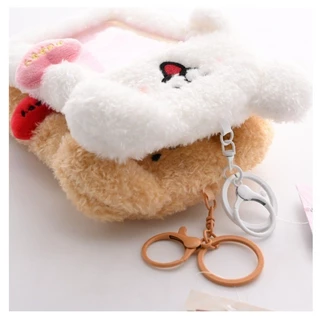 ที่ใส่บัตรตุ๊กตาที่ใส่บัตร การ์ตูนน่ารัก Meal Card Bus Card Student Protective Case Cartoon