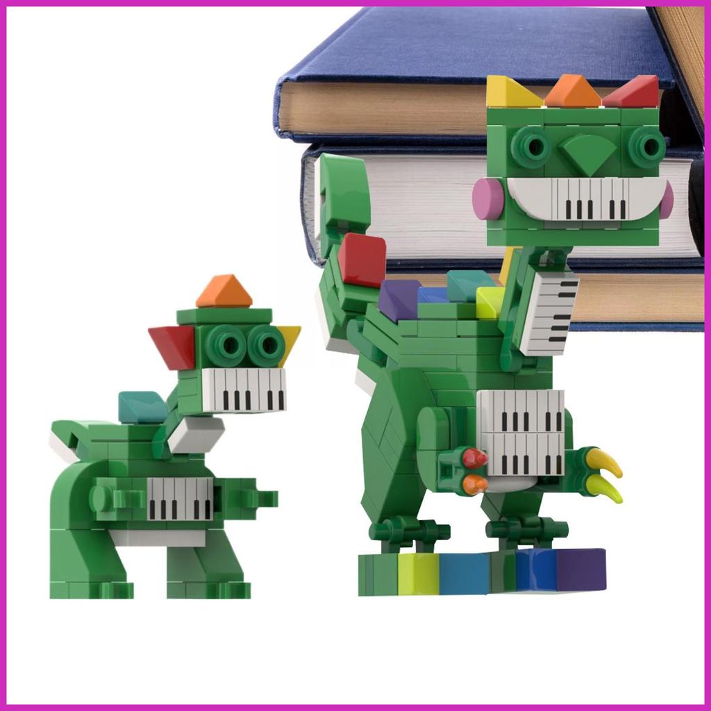สําหรับ Poppy Playtime4 Building Blocks การ์ตูนตัวละคร Building Blocks ชุดก่อสร้าง Dragon Design 148