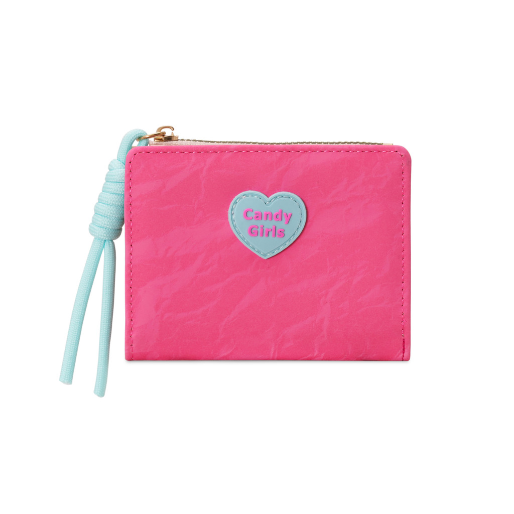 กระเป๋าสตางค์หนังแฟชั่น ขนาดเล็ก พับสองครั้ง สำหรับผู้หญิง พร้อมช่องเก็บบัตรและเหรียญ - รูปที่ 6