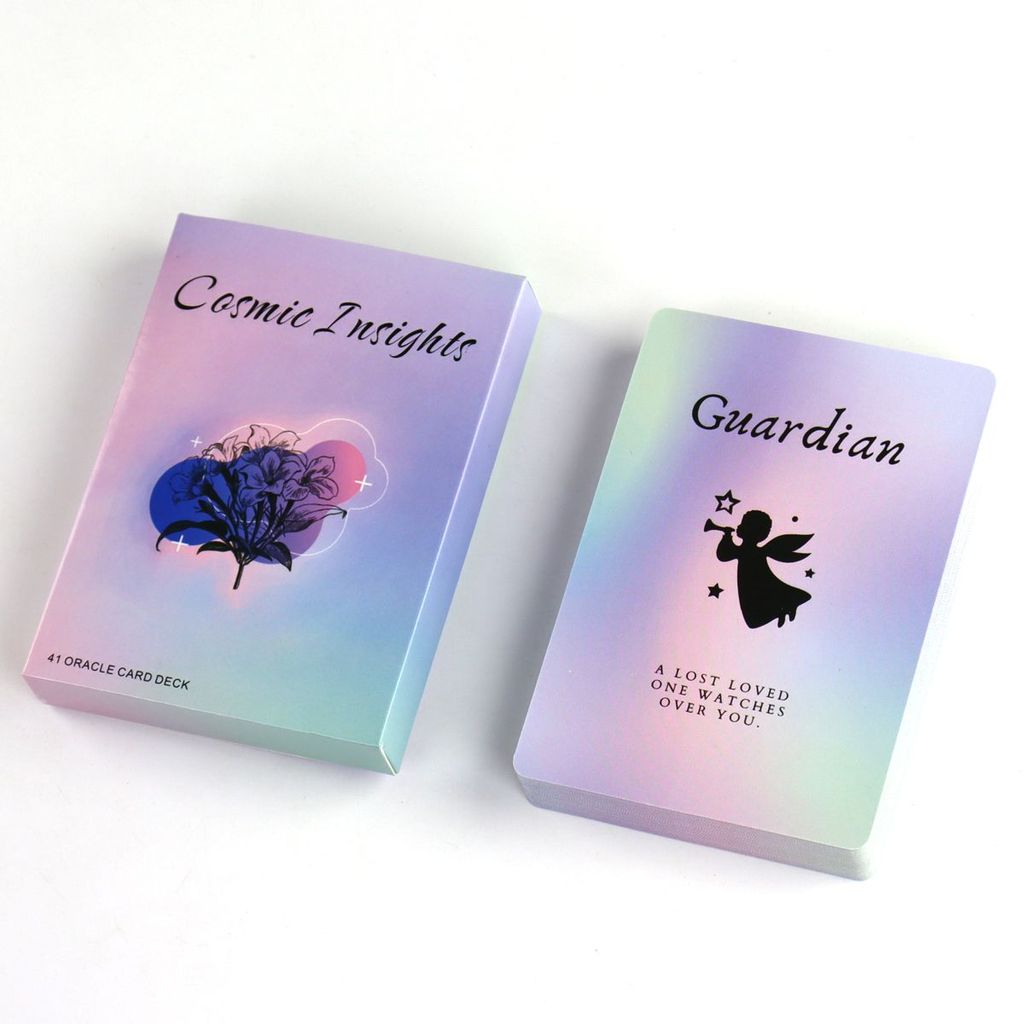 . 的解 Card Cancelling Card Save Thathattan 41 Cosmic Insights of the Universe Oracle Card Message Car