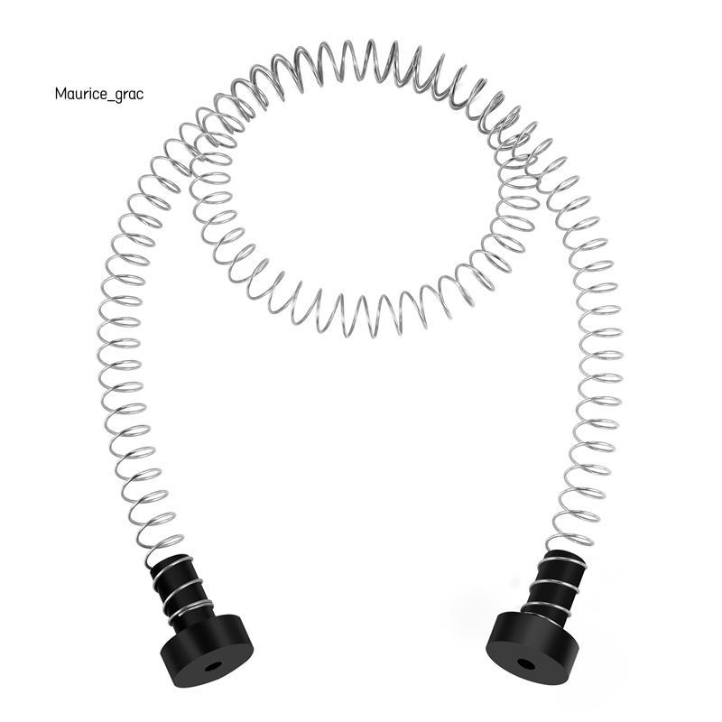 Zipline สปริงเบรก 165 ซม.สแตนเลสสตีลสายซิปสปริงเบรค Heavy Duty Zipline เบรคความเร็วลดฤดูใบไม้ผลิเบรค