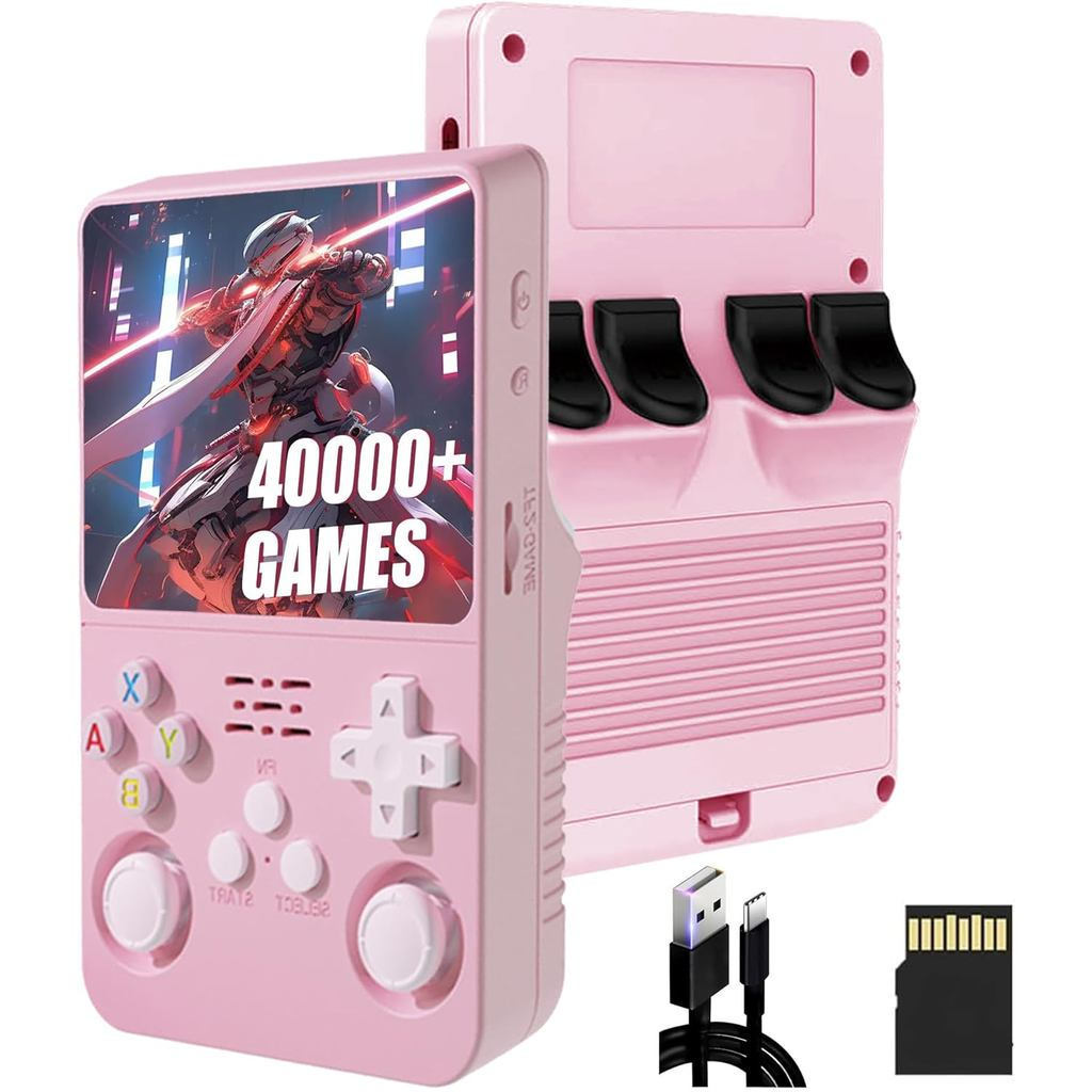 R36S Retro Portable Game Console,หน้าจอ IPS 3.5 นิ้ว,640 x 480Pixel,Linux System,รองรับหลายภาษา,หน่ว