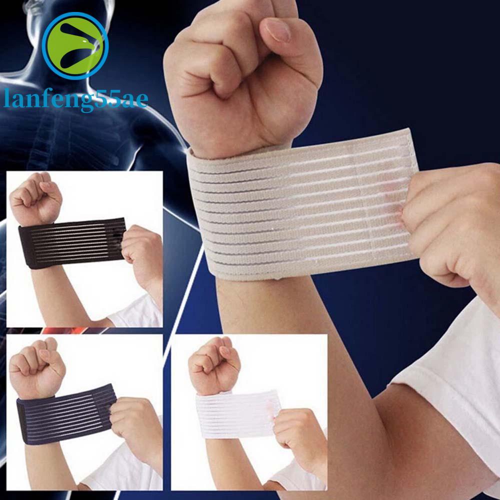 LANFENG Wraps Support Protector Sports Powerlifting Elastic Compression Bandage Kinesiology Tape ข้อ