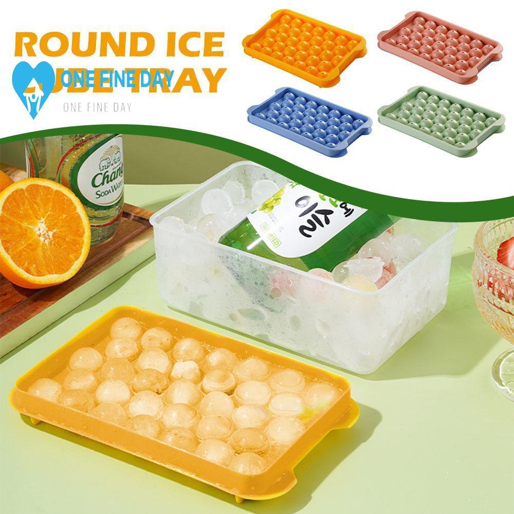 33-ตาราง ICE CUBE แม่พิมพ์ ICE CUBE ถาดกล่องน้ําแข็งทรงกลม Non-silicone ICE M6k2