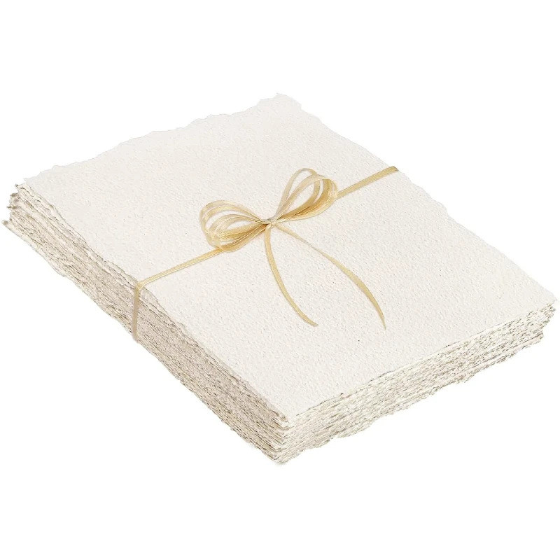 25 แผ่นกระดาษสีน้ํา,4 X 6 นิ้วหยาบ/เนื้อกระดาษทําด้วยมือกระดาษผ้าฝ้ายกระดาษพื้นผิวสีขาวสําหรับสีน้ํา