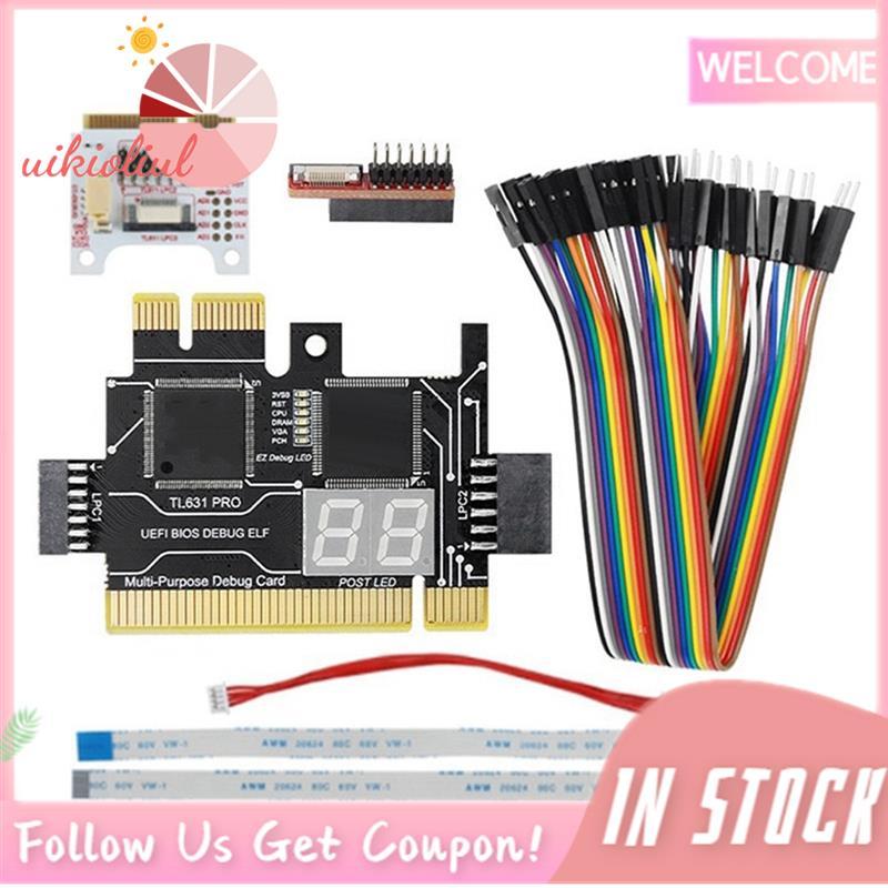TL631 Pro การ์ดวินิจฉัย + การ์ดขยายการ์ดวินิจฉัย PCI-E เมนบอร์ดมัลติฟังก์ชั่นแล็ปท็อปเครื่องวิเคราะห