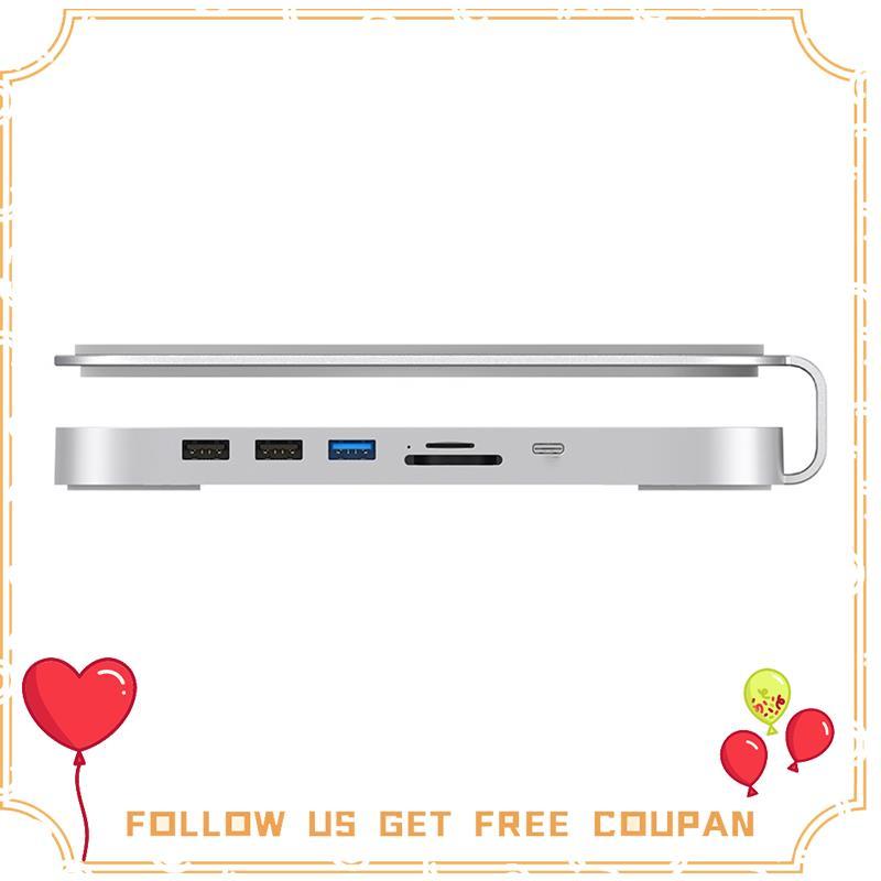 สถานีเชื่อมต่อ Type-C พร้อมกล่องฮาร์ดไดรฟ์ฮับ USB C สําหรับสตูดิโอสําหรับ Mini NVME M 2 SSD Case 4K 