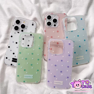 เคส Oppo A3X A5i A16 A3Pro A60 A7 A18 A54 A3s A12 A5s A17 A58 A15 A3 A38 A11 A52 A55 ปก Imd ลายจุดตัดกันสด
