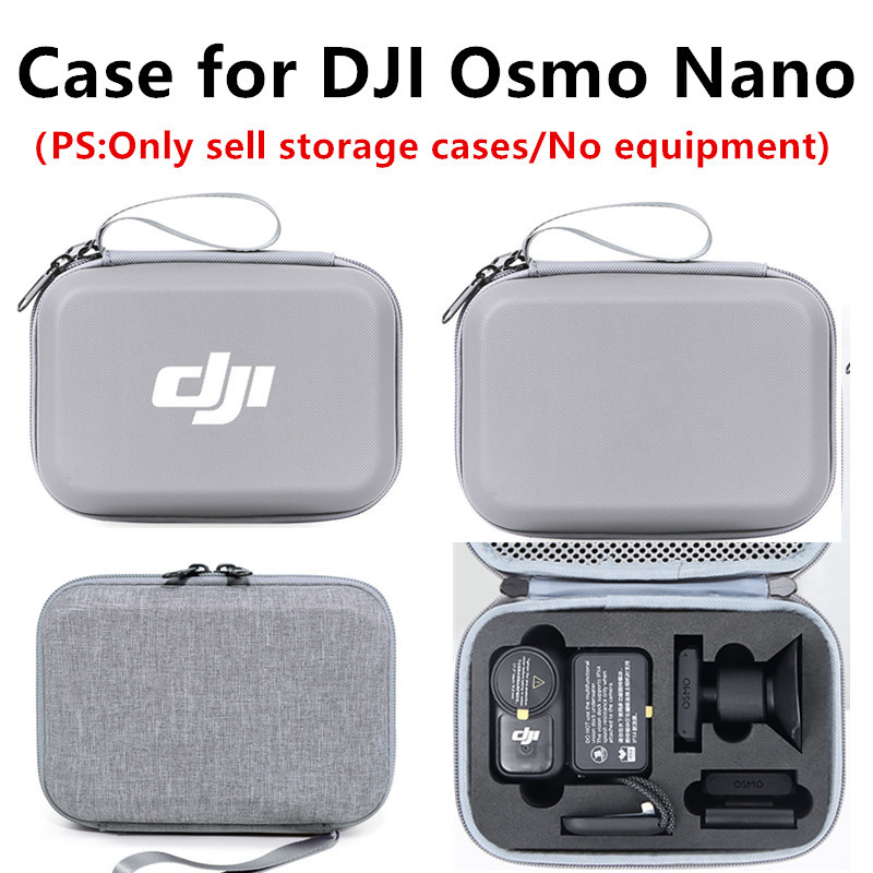 Storage Case สําหรับ DJI Osmo Nano Stowaway กระเป๋าอุปกรณ์เสริมชุดมาตรฐาน Action กล้องมือถือกระเป๋ากล่องเก็บ