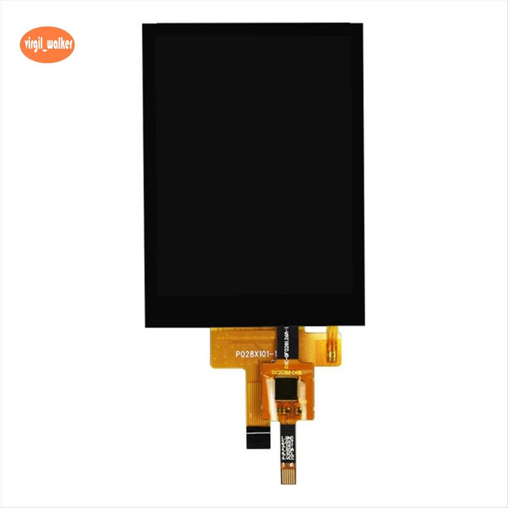 2.8 นิ้ว TFT หน้าจอแสดงผลสี LCD SPI Serial Port ST7789V 240 320 Capacitive Touch