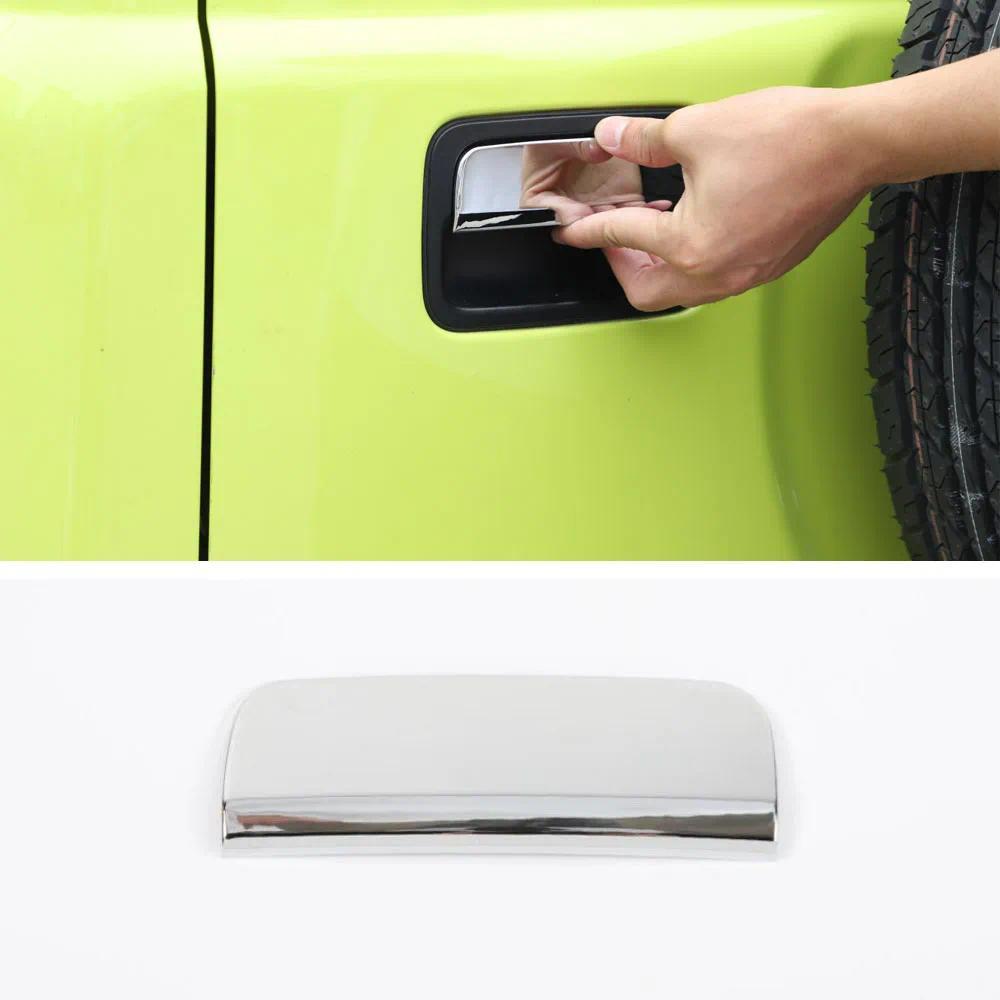 สําหรับ Suzuki Jimny 2019 Up รถด้านหลังประตูตกแต่งฝาครอบสติกเกอร์ภายนอก Trim จัดแต่งทรงผม