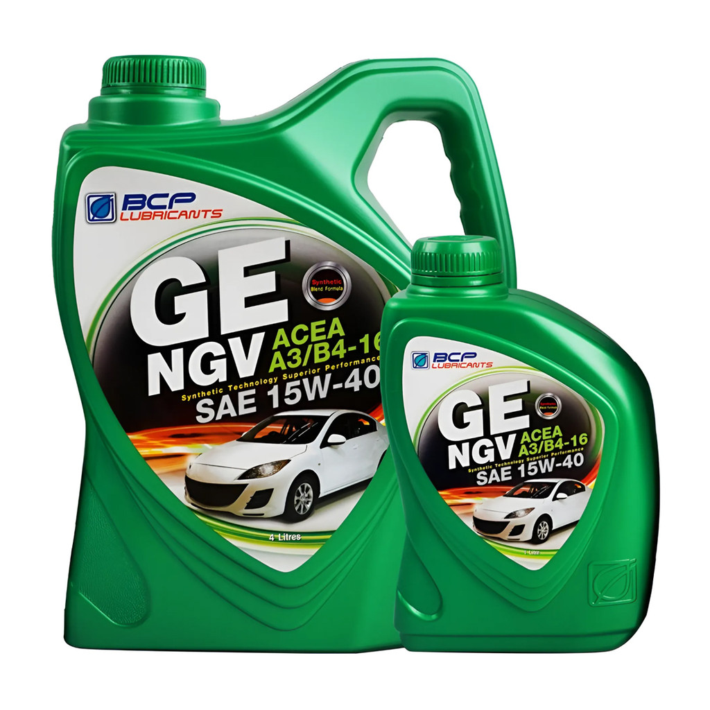 น้ำมันเครื่องกึ่งเคราะห์ บางจาก จีอี NGV SAE 15W-40