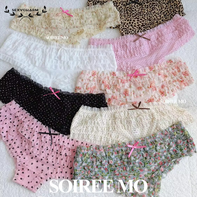 Sexy Charm💝💝กางเกงชั้นในผู้หญิง กางเกงชั้นในทรงบรีฟ ยืดหยุ่น จัดส่งภายใน 1-3 วันทำการ