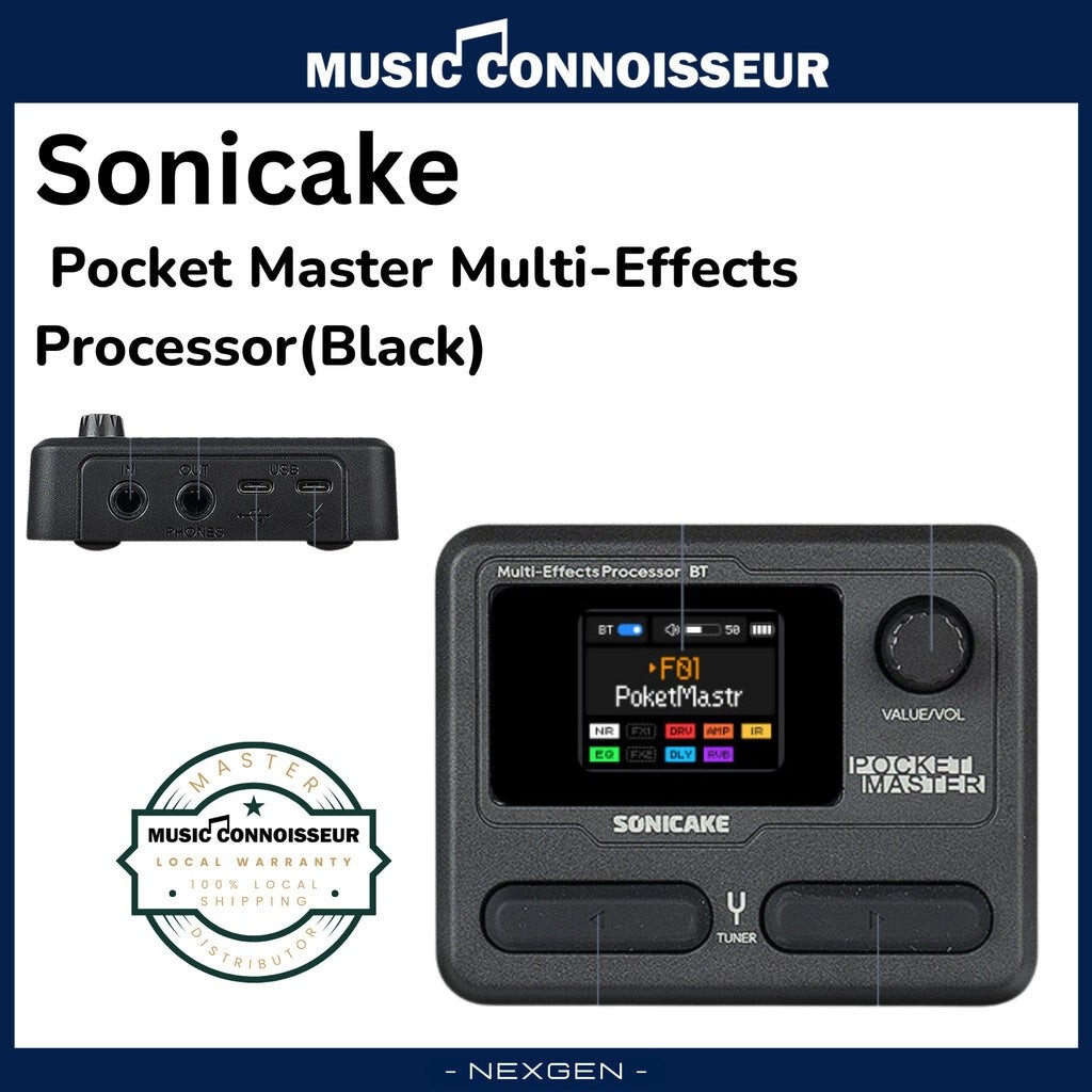 Sonicake Pocket Master MultiEffects Processor Black