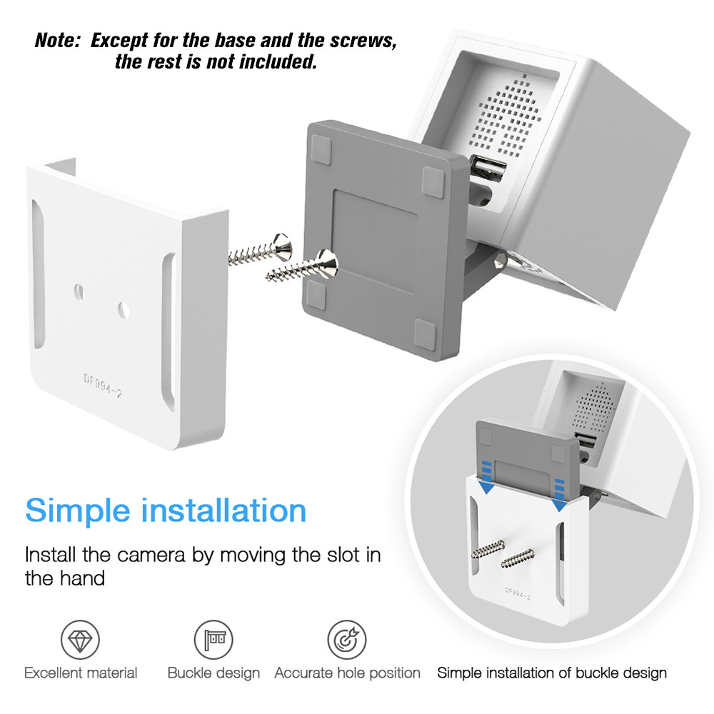 toolwe-TH Wyze Camera Wall Mount Base Holder Bracket สำหรับ Cam Smart และ iSmart Alarm Spot Protect 