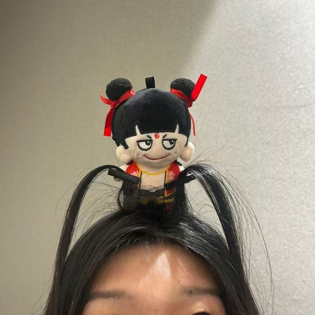 哪吒闹海发箍钥匙扣哪吒玩偶头箍头饰发箍卡通发饰魔王装饰头箍Nezha Sea Headband Keychain Nezha Doll Headbandwx5218th20251026