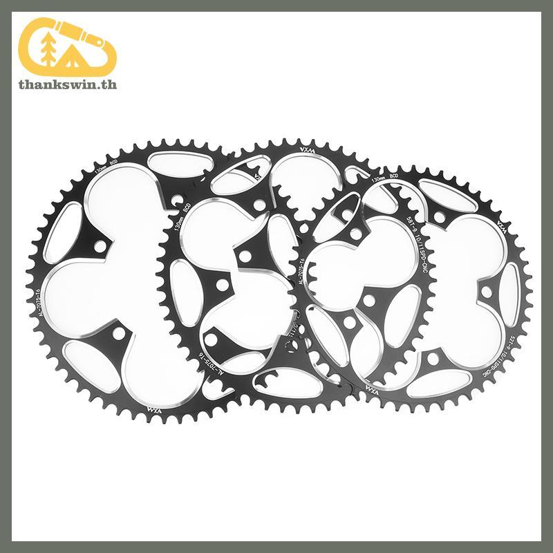 Thankswin 130 BCD Chainring N กว้างดาว 38-60T AL7075 Sprocket สําหรับจักรยานเสือหมอบบวกและลบแผ่นเกีย