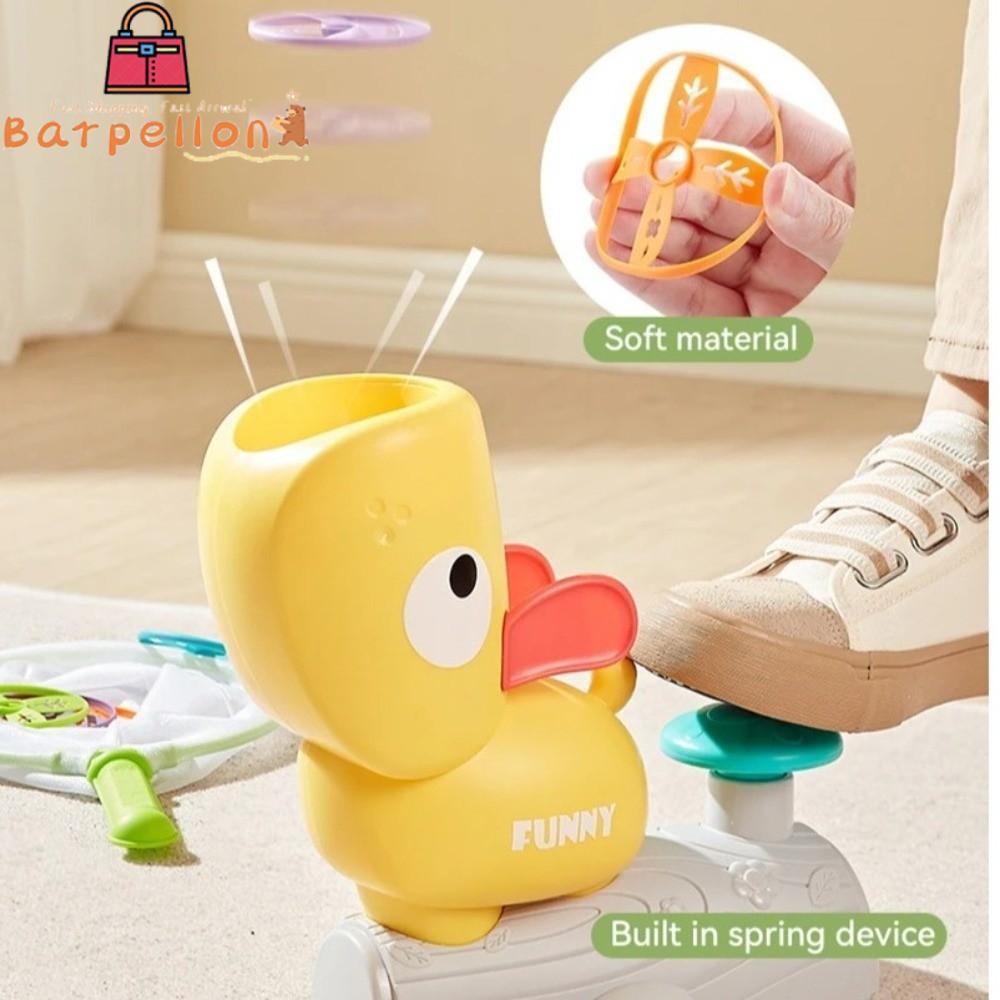 BARPELLON Flying Air Disc Launcher, Flying Disc Air Disc Disc Disc Flying Game, Flying Game Foot Lau