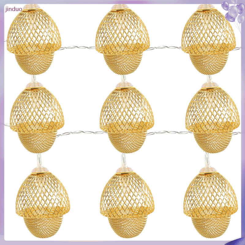 ของประดับตกแต่งคริสต์มาส.Acorns สำหรับสวนและไฟกลางแจ้ง