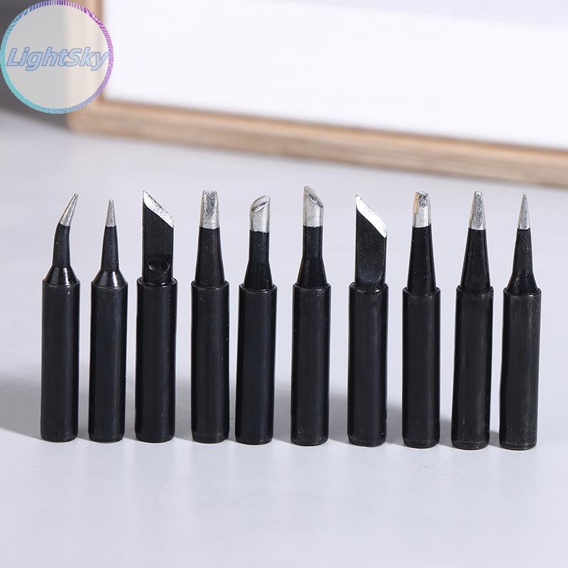 LightSky 5 ชิ้น/ล็อตทองแดงสีดําตะกั่วฟรีบัดกรีเหล็กเคล็ดลับ 900 M-TI 900 M-T-IS 900 M-TK เชื่อม Sold