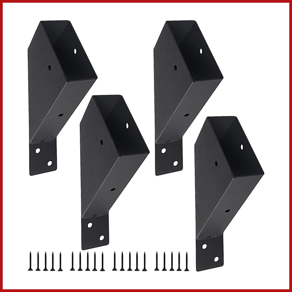 Pergola วงเล็บหลังคา 45 องศามุม Gazebo วงเล็บ Pergola มุมสนับสนุนวงเล็บรูระบายน้ํา Pergola postermy