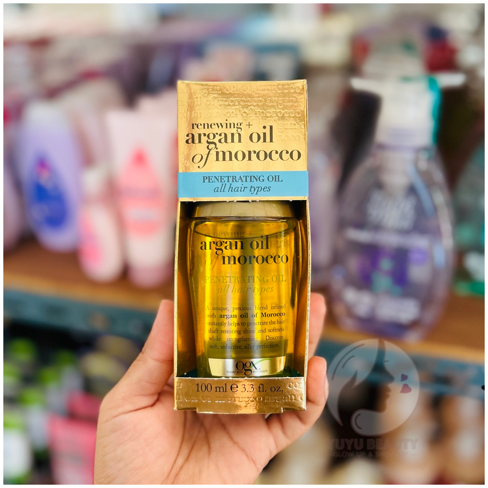 OGX Renewing + Argan Oil of Morocco Penetrating Oil 100 Ml. โอจีเอ็กซ์ เพเนเทรตติ้ง ออยล์