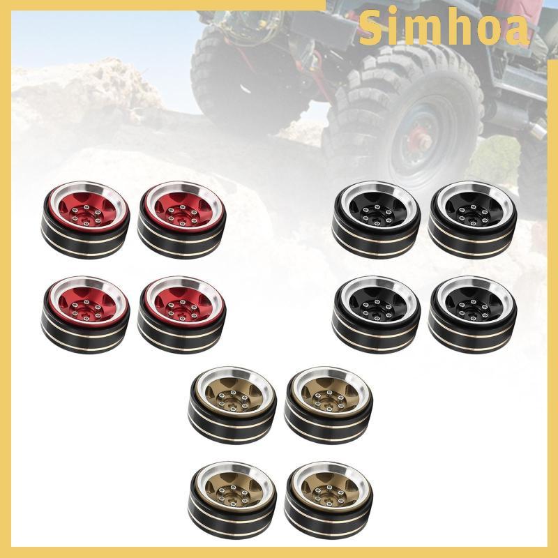 [SIMHOA] อุปกรณ์เสริมขอบล้อ Beadlock ขนาด 1.3 นิ้ว เปลี่ยนโลหะกว้าง 1.5 ซม. สําหรับ FMS