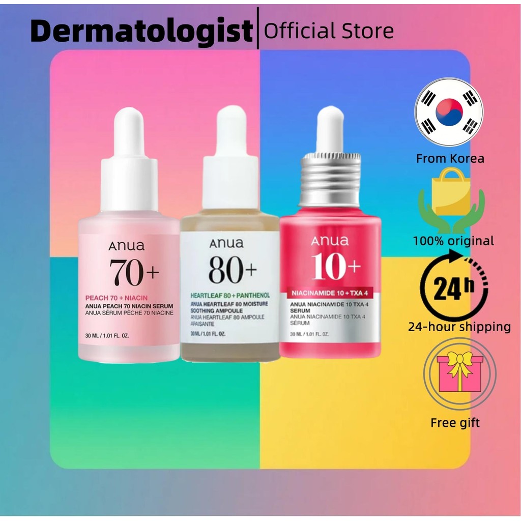 [ANUA] 10% + 4% |  10% + ไฮยาลูรอน | HEARTLEAF 80+ PANTHENOL