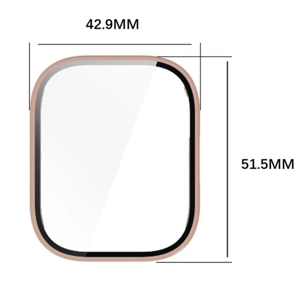 Hard PC คลุมทั้งหมดสําหรับ Xiaomi Redmi นาฬิกา 5/3 Active & Lite ป้องกันหน้าจอกระจกนิรภัย PC กันชนฝาครอบป้องกันสําหรับ Redmi นาฬิกา 5/4/3 - รูปที่ 6