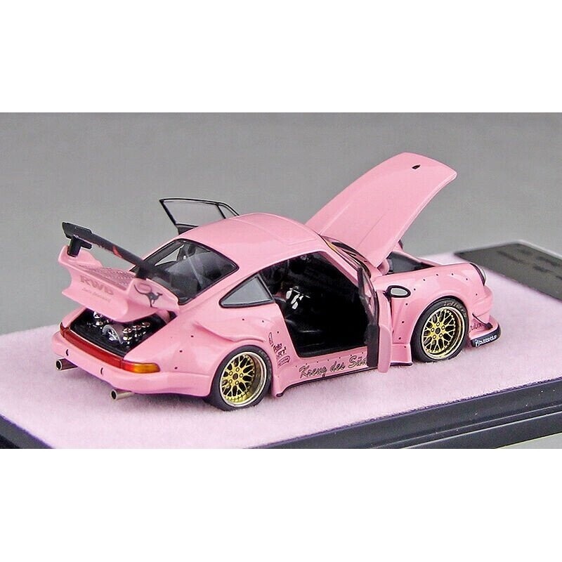 กวางโจว Teyao Commercial Co., Ltd. 1: 64n RWB PGM กว้างสีชมพูโลหะผสมเต็มขับรถรุ่นรูปของเล่นลูกตุ้ม 2