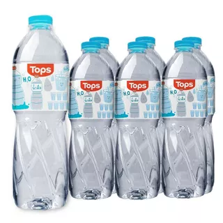 ท็อปส์น้ำดื่ม 1500มล. แพค 6 Tops Drinking Water 1500ml. Pack 6 [หมายเลขบาร์โค้ด 8853474057887 ]