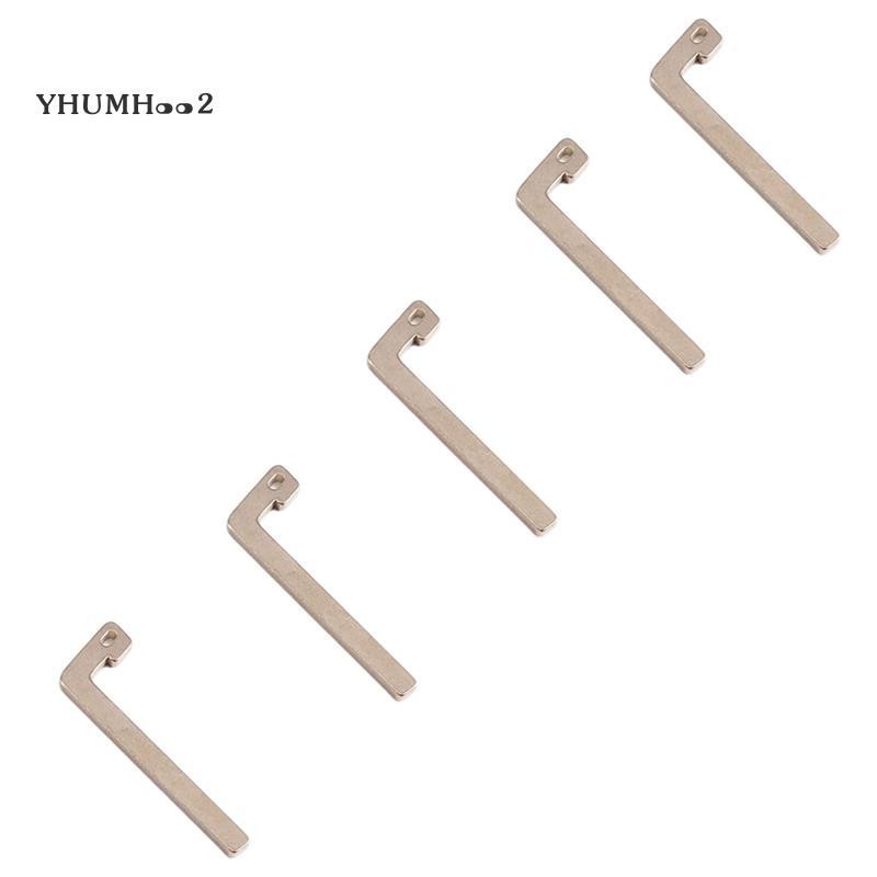 [yhumh002]5PCS รถสมาร์ทรีโมทกุญแจฉุกเฉินใบมีดสําหรับ E5 เปลี่ยนกุญแจอะไหล่